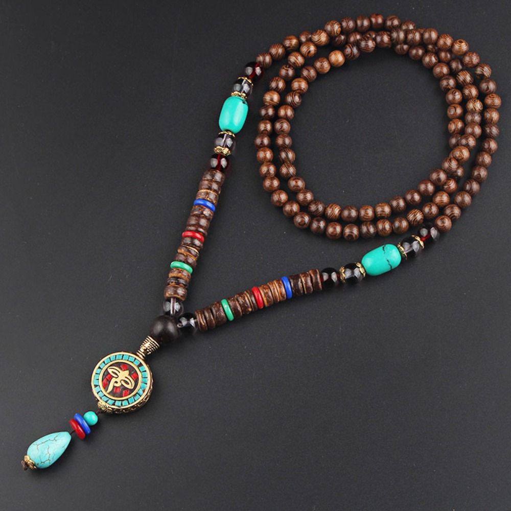 Women Accessories Nepal - Modny naszyjnik na obojczyk, etniczne buddyjskie
