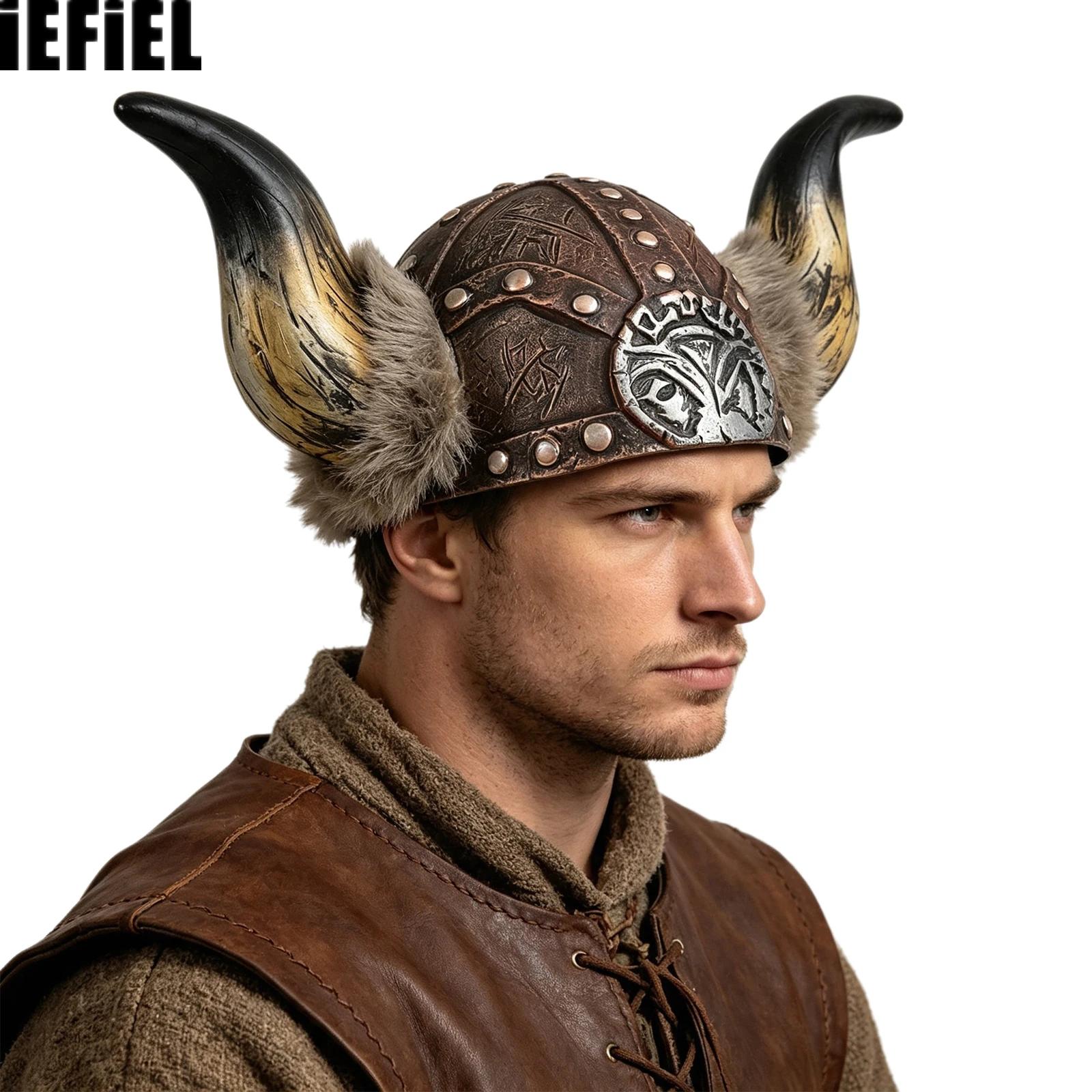 Women'S Viking Accessories - Męski Damski Hełm Wojownika Wikingów z