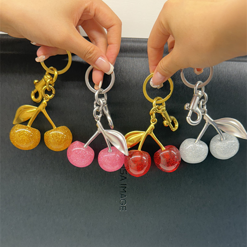 Women'S Accessories Coach - Breloczek Modny Wiśnia Letnie Owoce Wiśnie