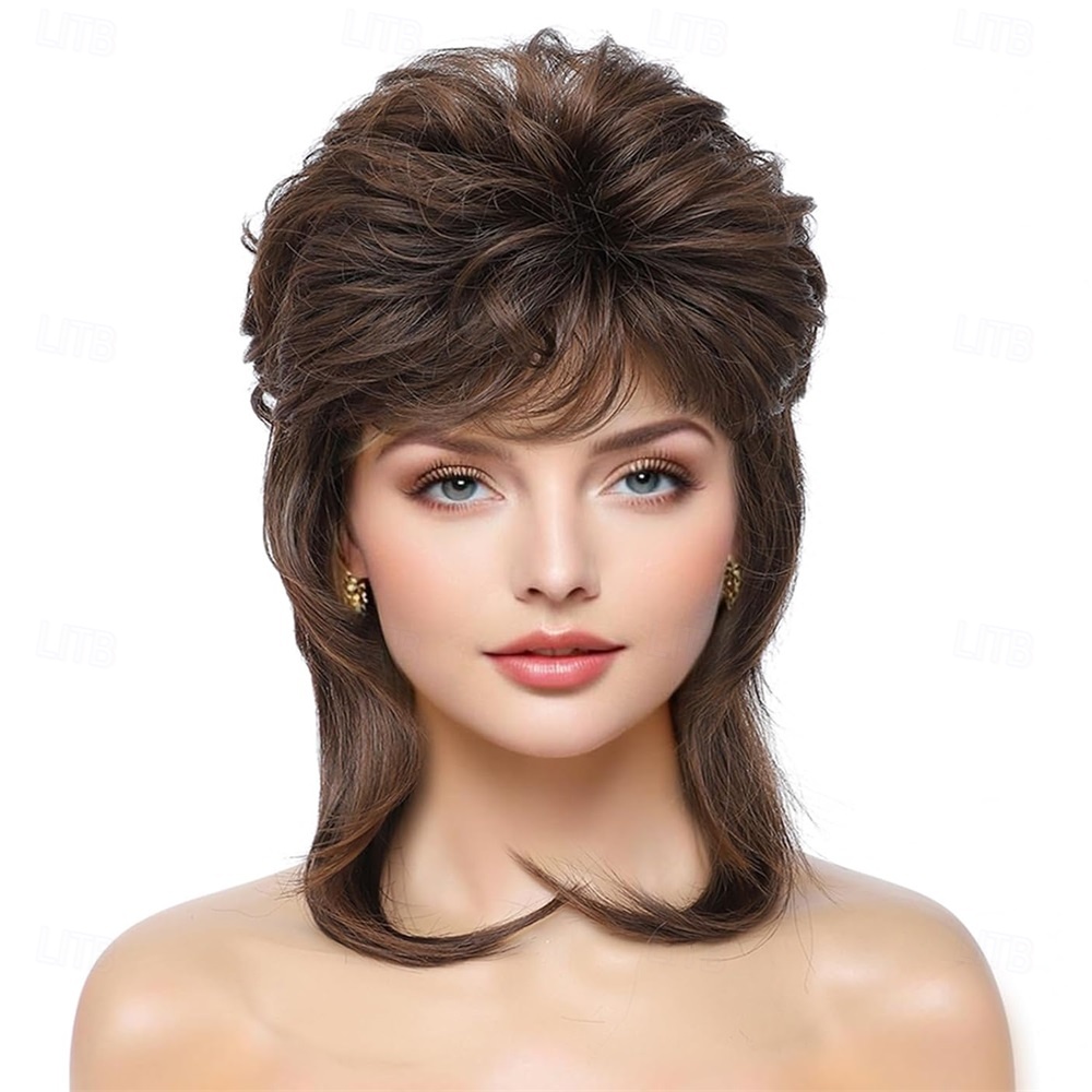 Women'S Accessories In The 80S - Peruki syntetyczne HAIRJOY typu mullet dla