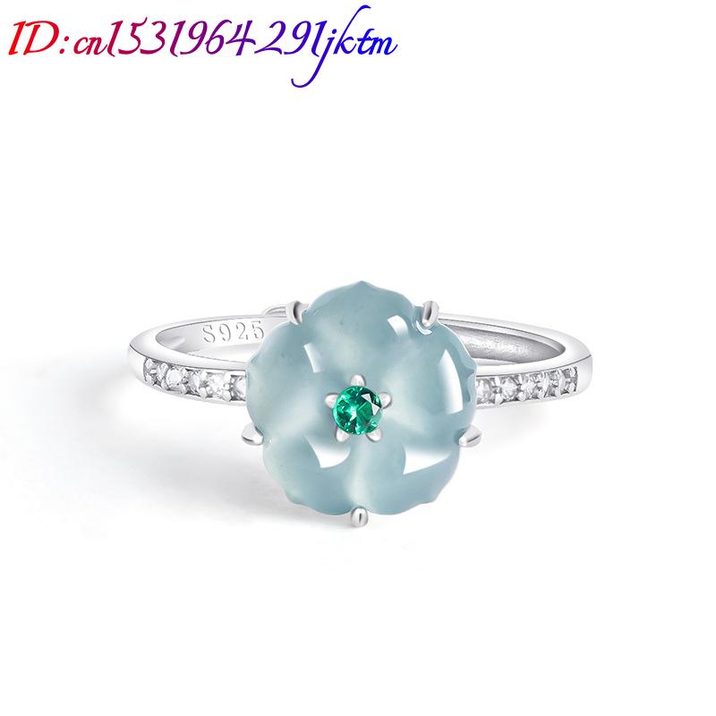 Niebieskie pierścionki z jadei – Women Accessories Gift recenzja i cena