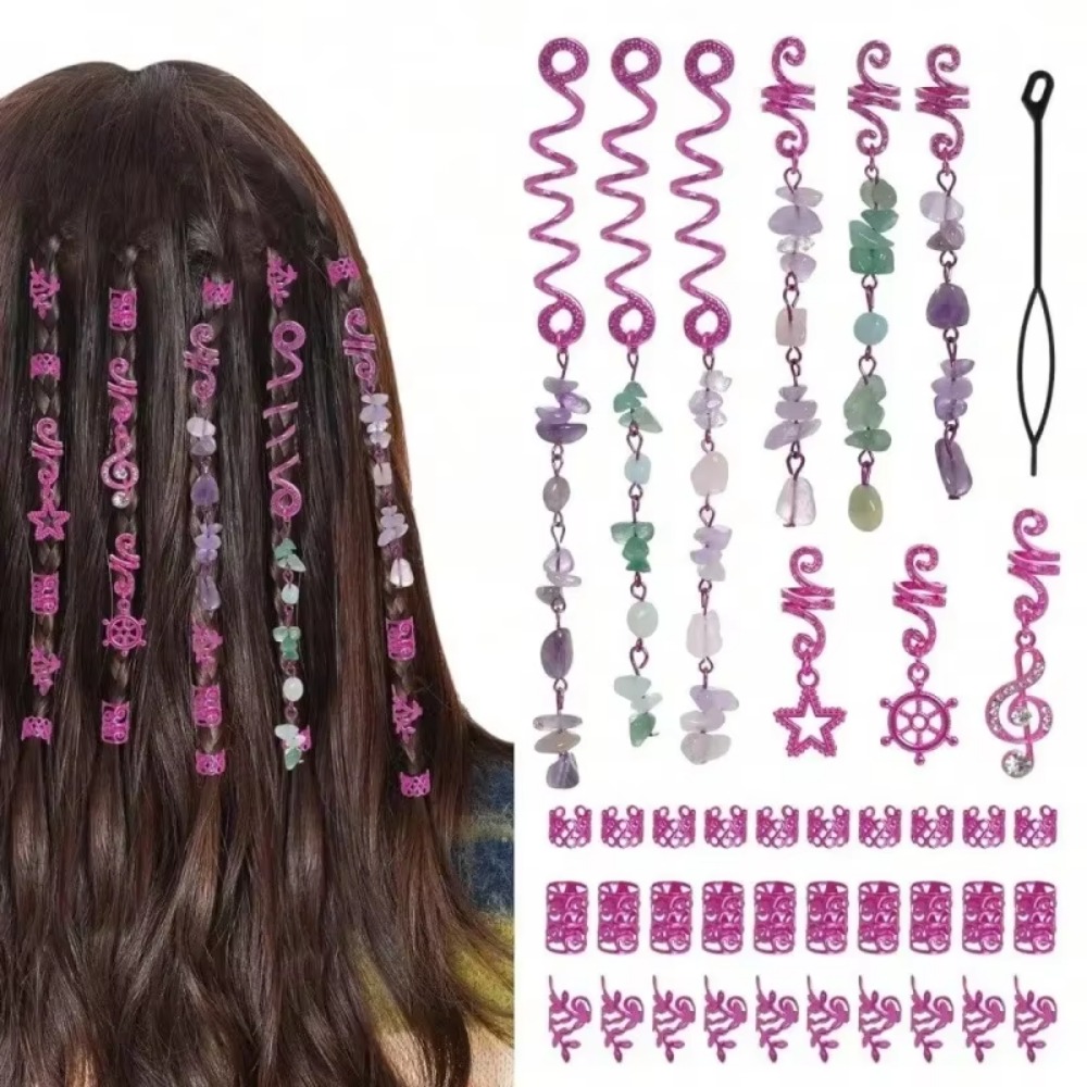 10Pcs Rose Viking Spiral 3D Ch – Women'S Viking Accessories recenzja i cena