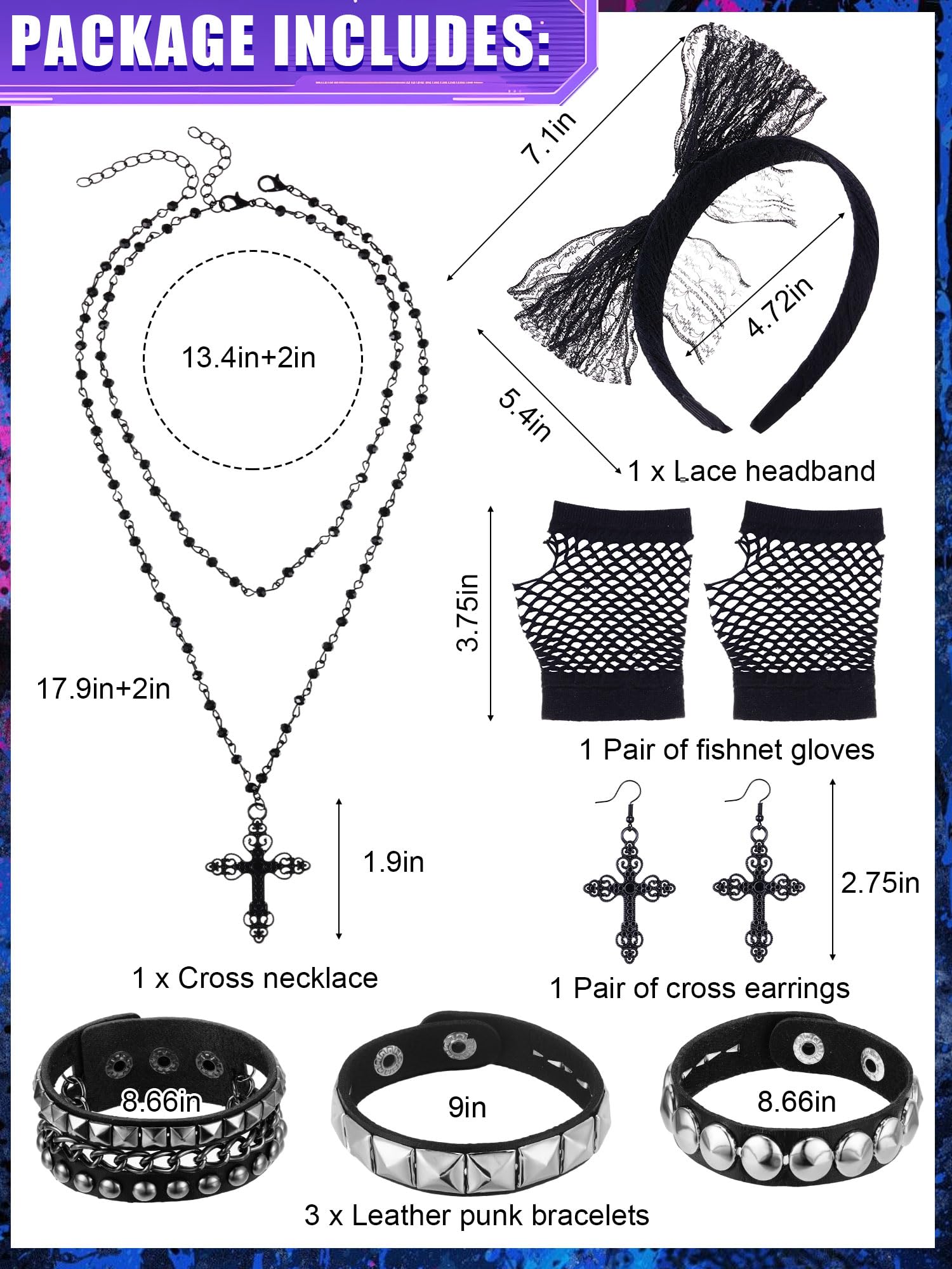 8-częściowy zestaw ubrań w sty – Women'S Accessories In The 80S recenzja i cena